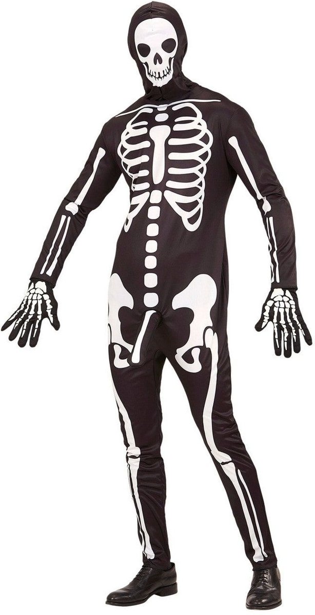 Spook & Skelet Kostuum | Geil Skelet Met Leuter | Man | XL | Carnaval kostuum | Verkleedkleding